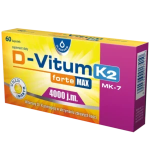 D-Vitum forte Max 4000 j.m. K2 | 60 kapsułek