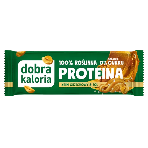 Baton proteinowy - krem orzechiwy & sól - 45 G 1 Baton proteinowy - krem orzechiwy & sól - 45 G