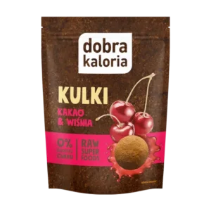 Kulki Kakao & Wiśnia 58g – naturalna energia bez dodatku cukru