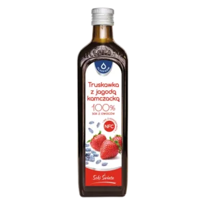 Sok z truskawki i jagody kamczackiej 490 ml | Naturalna moc owoców