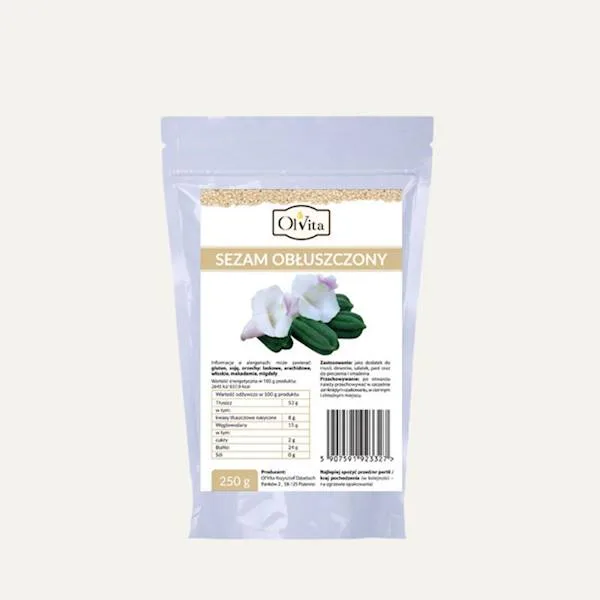 Sezam obłuszczony <br> 250 g 1 Sezam obłuszczony <br> 250 g
