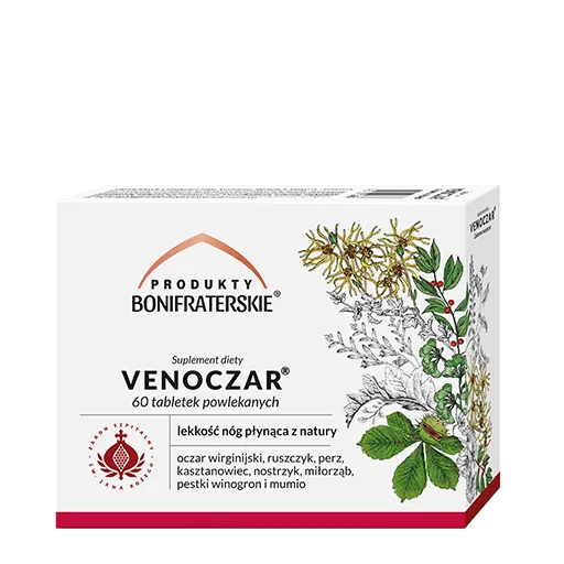 Venoczar 60 tabletek Produkty Bonifraterskie