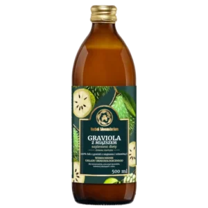 Sok Naturalny z Gravioli z Miąższem 500 ml