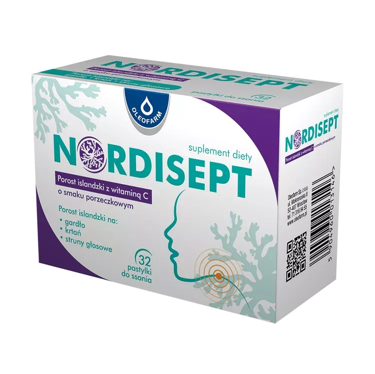 Nordisept <br> 32 pastylki 1 Nordisept <br> 32 pastylki