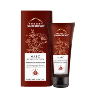 BONICARE SENSITIVE - maść do twarzy i ciała dla skóry wrażliwej i atopowej