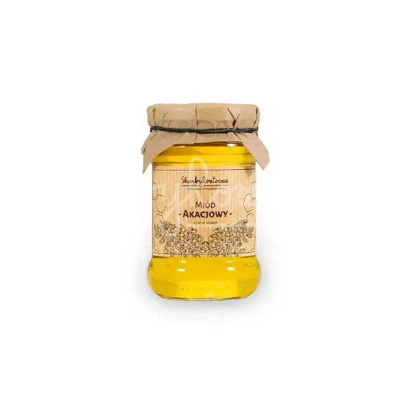 Miód Akacjowy | 370g 1 Miód Akacjowy Skarby Roztocza | 370g