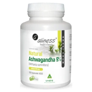 Natural Ashwagandha 9% <br> 100 kapsułek