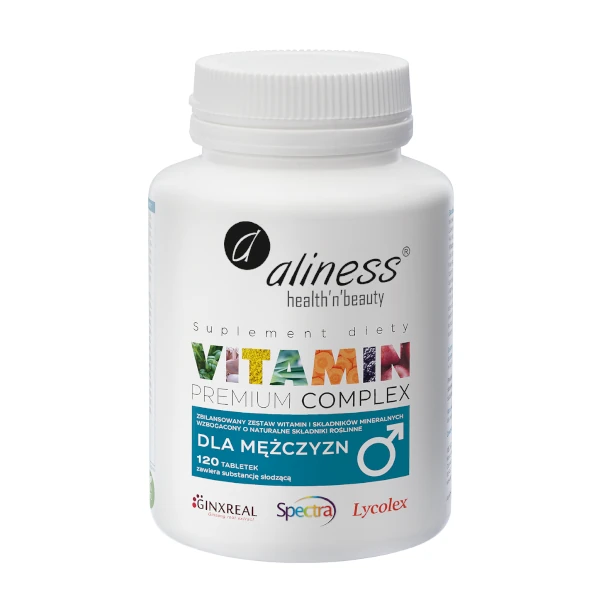 Premium Vitamin Complex dla mężczyzn <br> 120 tabletek 1 Premium Vitamin Complex dla mężczyzn <br> 120 tabletek