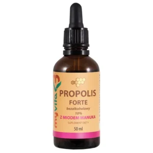 Propolis z miodem manuka FORTE krople 50 ml - Naturalne wsparcie odporności