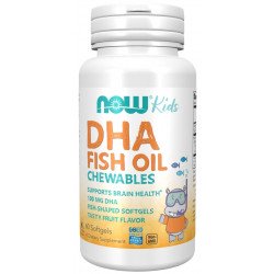 DHA Kids Fish Oil Chewables  <br>  60 kapsułek