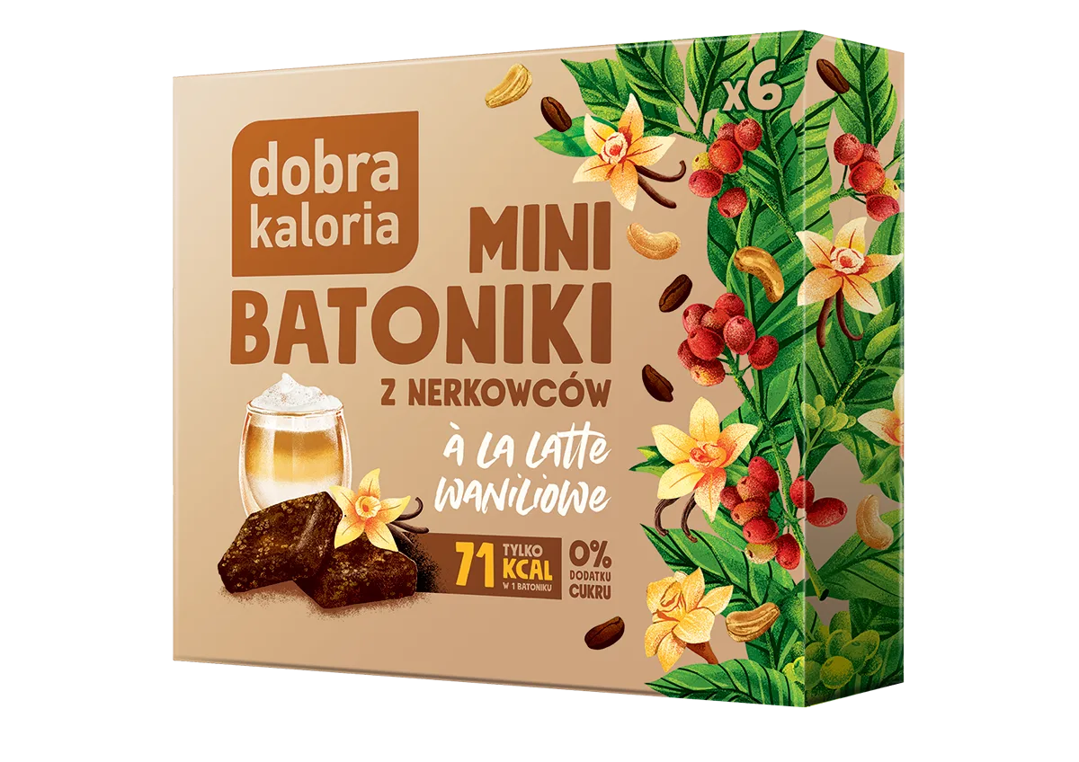 Mini batoniki à la latte waniliowe - 102 G (6 SZT.) 1 Mini batoniki à la latte waniliowe - 102 G (6 SZT.)