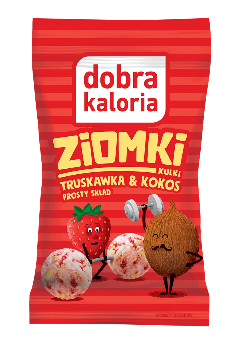 Kulki ziomki truskawka & kokos - 24 g 1 Kulki ziomki truskawka & kokos - 24 g