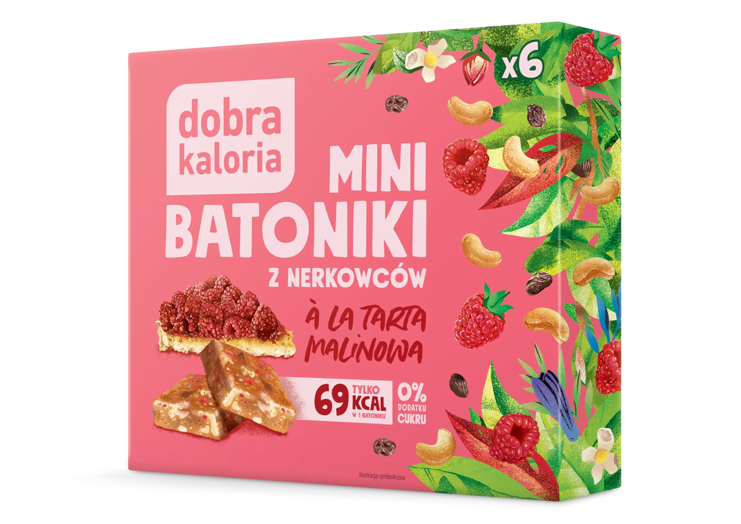 Mini batoniki à la tarta malinowa - 102 G (6 SZT.) 1 Mini batoniki à la tarta malinowa - 102 G (6 SZT.)