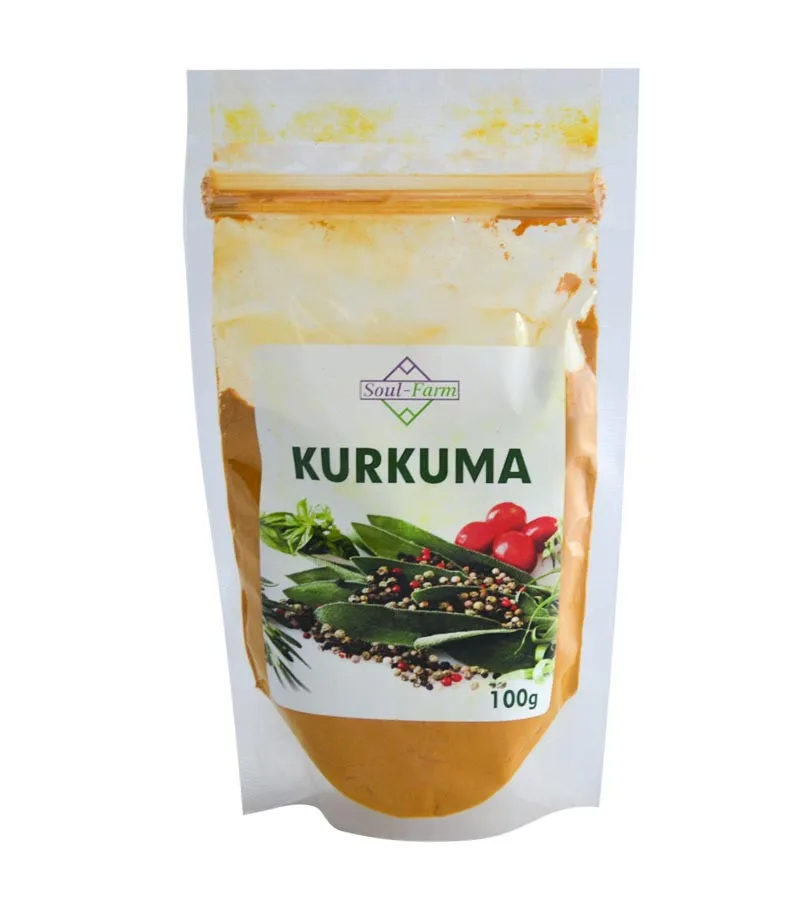 Kurkuma mielona | 100 g 1 Kurkuma indyjska mielona 100 g – naturalny smak i kolor w Twojej kuchni od Soul Farm