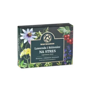 Suplement diety na stres z lawendą i różeńcem 30 kapsułek
