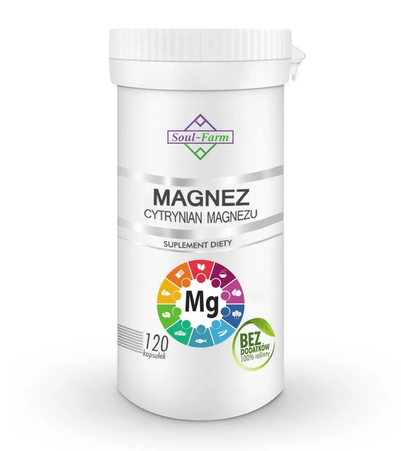Magnez (cytrynian magnezu) | 120 kapsułek 1 Magnez (cytrynian magnezu) 120 kapsułek