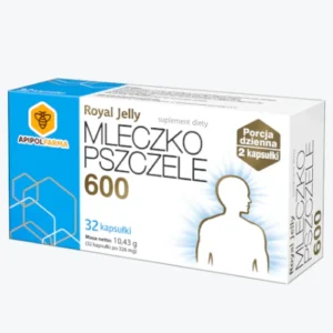 Mleczko pszczele 600 Royal Jelly | 32 kapsułki