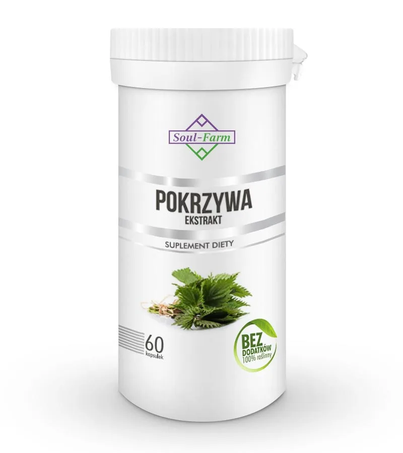 Pokrzywa ekstrakt <br> 60 kapsułek 1 Pokrzywa ekstrakt <br> 60 kapsułek