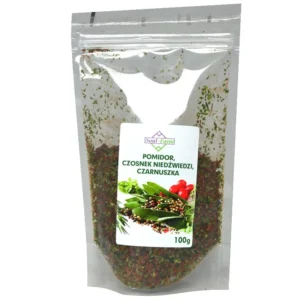 Pomidory Suszone, Czosnek Niedźwiedzi, Czarnuszka <br> 100g