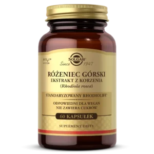 Różeniec górski ekstrakt z korzenia Rhodiola rosea 60 kapsułek