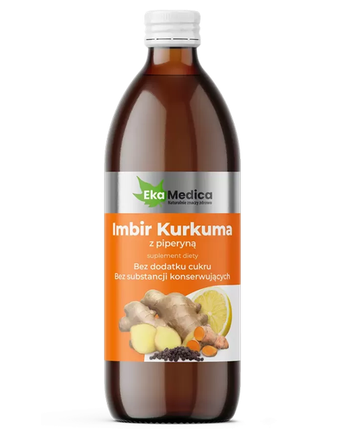 Sok Imbir Kurkuma z piperyną<br> 500 ml 1 Sok Imbir Kurkuma z piperyną<br> 500 ml