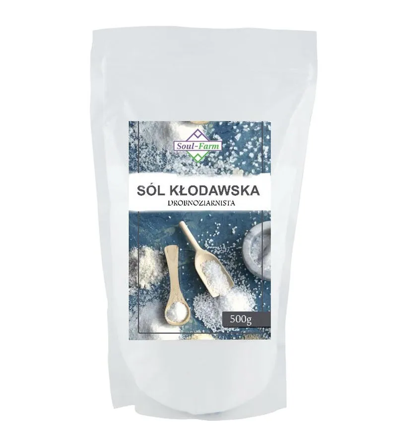 Sól kłodawska kamienna drobnoziarnista <br> 500g 1 Sól kłodawska kamienna drobnoziarnista <br> 500g