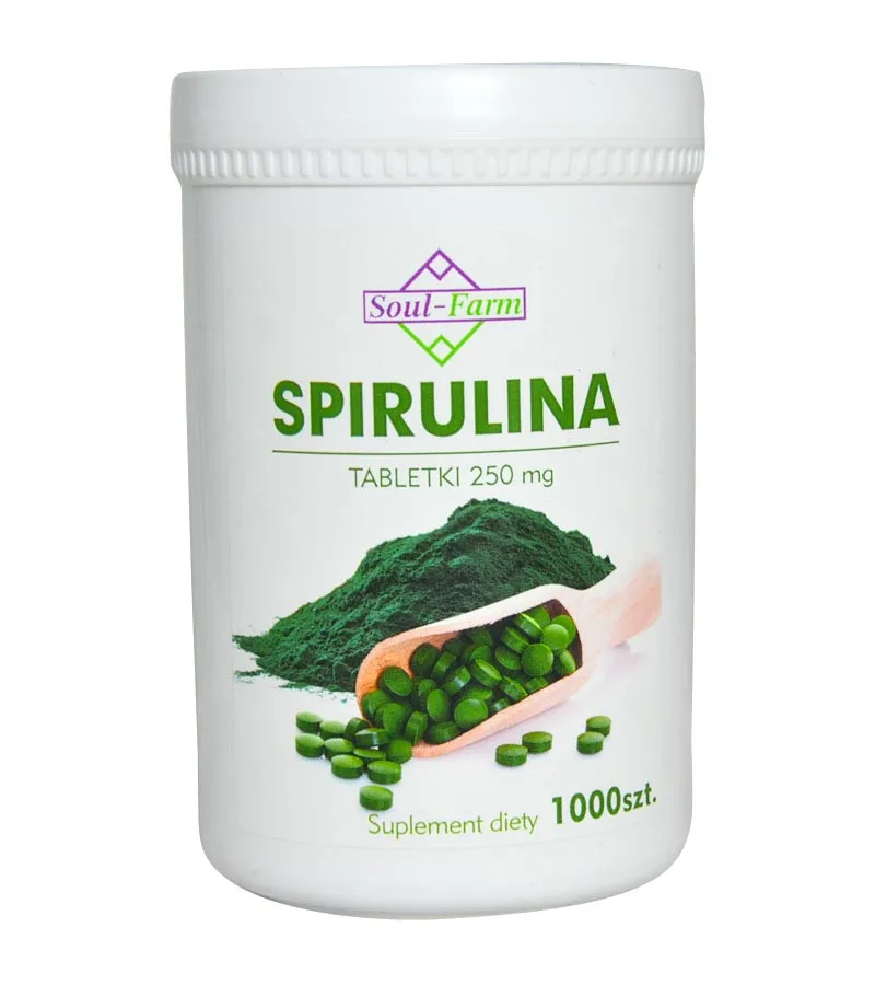 Spirulina (Algi Morskie) <br> 1000 tabletek 1 Spirulina (Algi Morskie) <br> 1000 tabletek