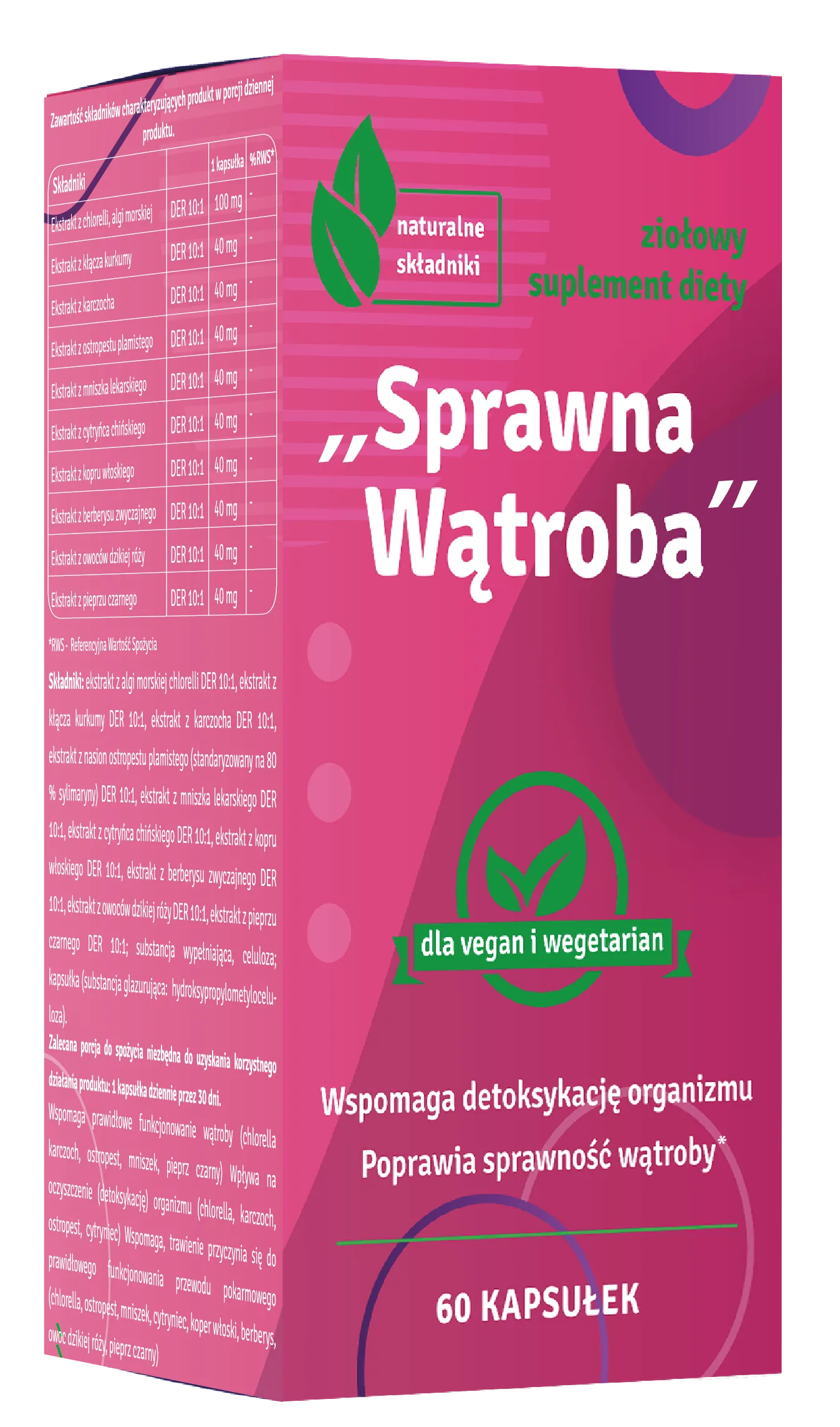 Sprawna wątroba <br> 60 kapsułek 1 Sprawna wątroba <br> 60 kapsułek