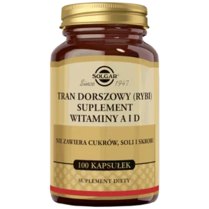 Tran dorszowy <br> 100 kapsułek