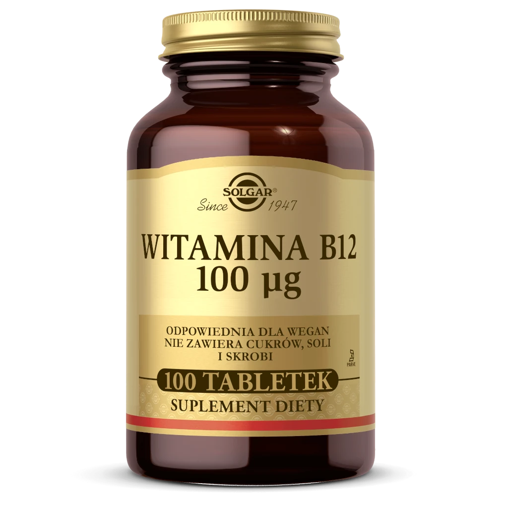 Witamina B12<br> 100 tabletek 1 Witamina B12<br> 100 tabletek