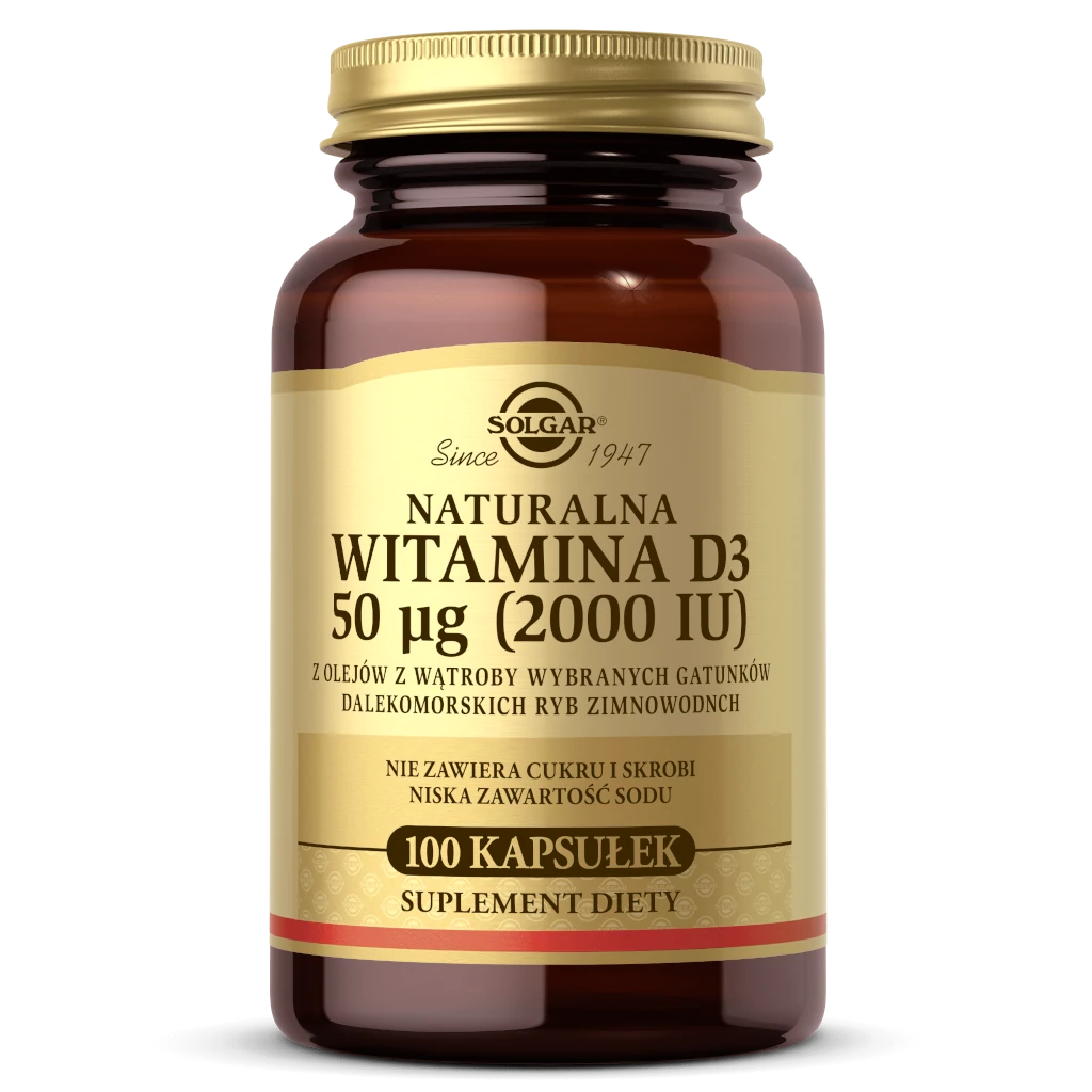 Witamina D3 2000 IU (50 mcg) <br> 100 kapsułek 1 Witamina D3 2000 IU (50 mcg) <br> 100 kapsułek