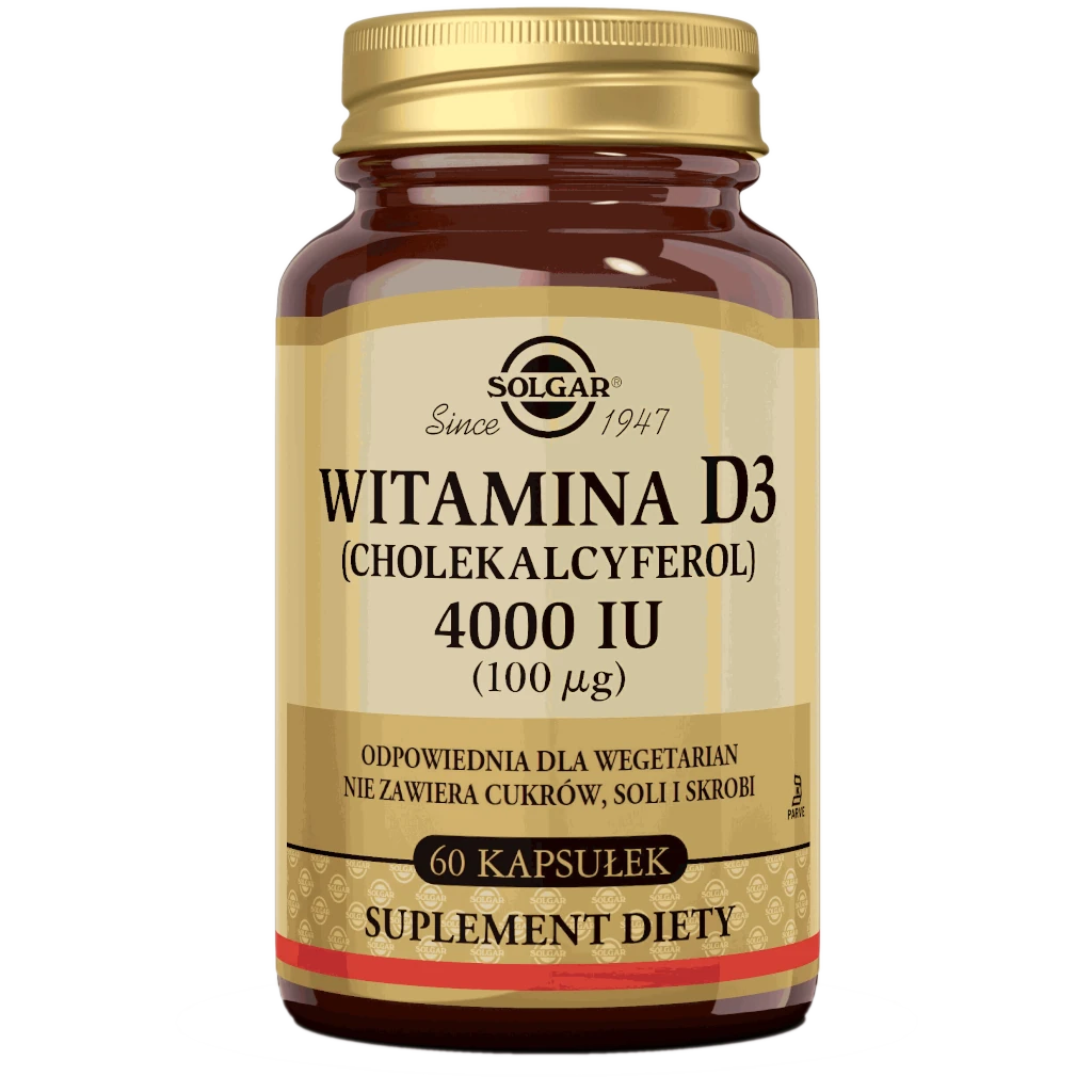 Witamina D3 4000 IU <br> 60 kapsułek 1 Witamina D3 4000 IU <br> 60 kapsułek