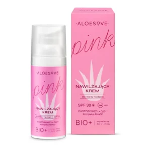 Krem nawilżający do twarzy na dzień SPF30 <br> ALOESOVE PINK