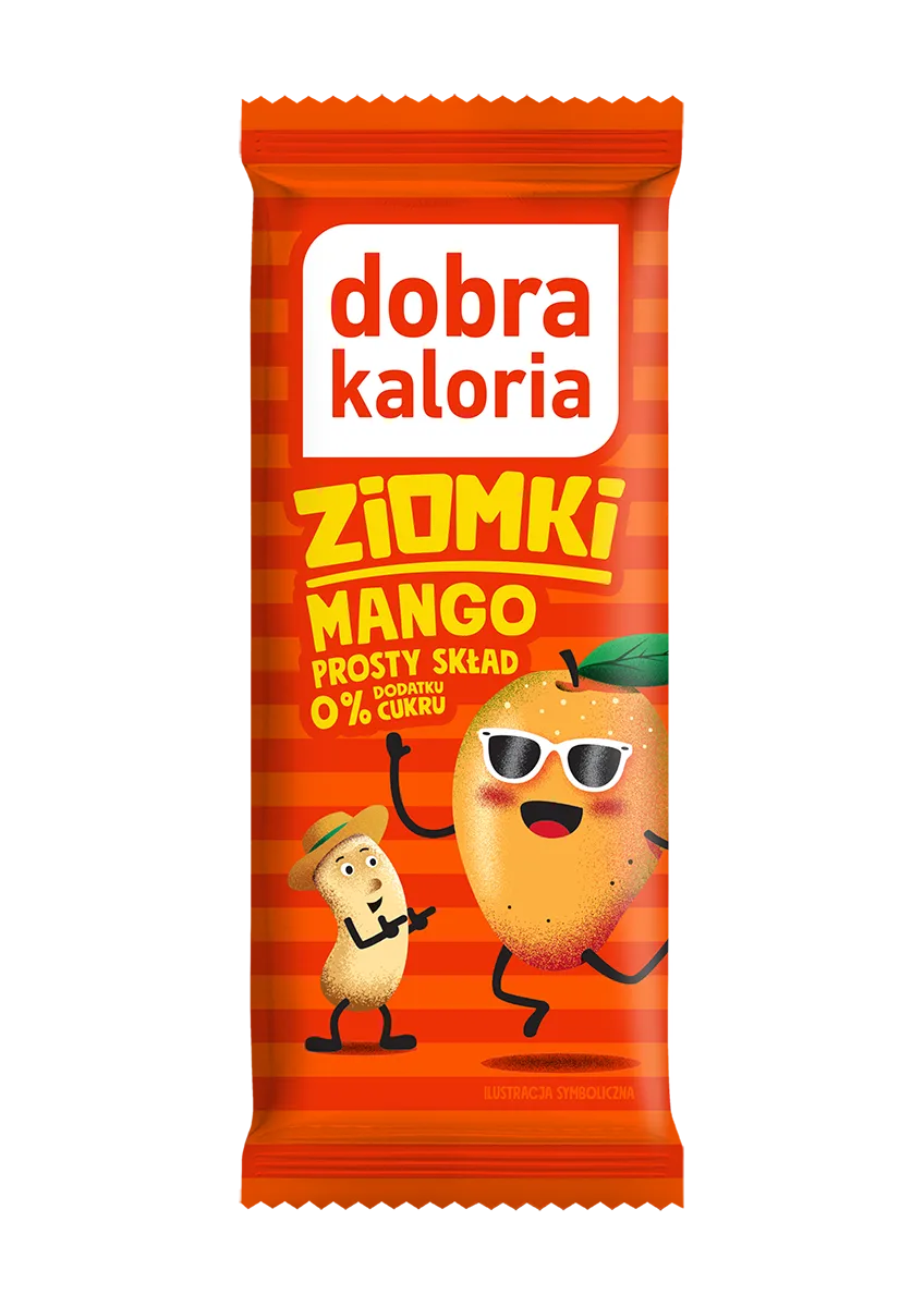 Baton Orzechowy z Mango | Bez Dodatku Cukru 1 Baton Orzechowy z Mango
