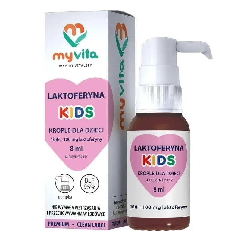 Laktoferyna KIDS <br> 8 ml 1 Laktoferyna KIDS <br> 8 ml