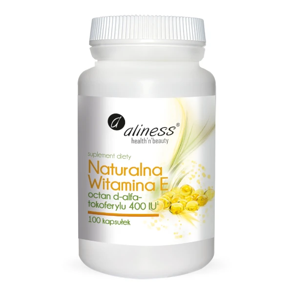 Naturalna Witamina E <br> 100 kapsułek 1 Naturalna Witamina E <br> 100 kapsułek