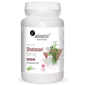 Shatavari ekstrakt 30% 500mg <br> 100 kapsułek