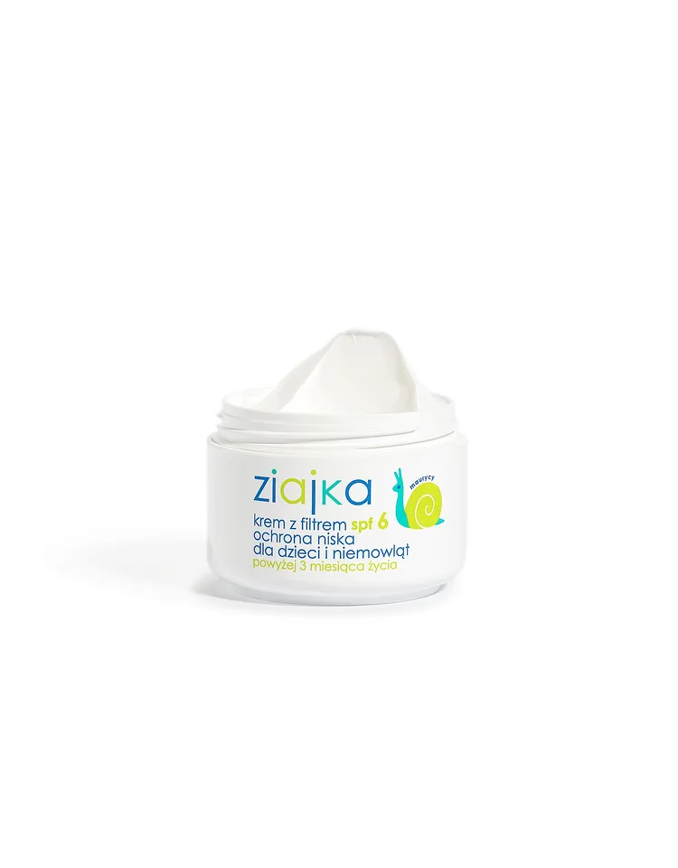 Krem z filtrem spf 6 <br>ochrona niska dla dzieci i niemowląt 1 Krem z filtrem spf 6 <br>ochrona niska dla dzieci i niemowląt