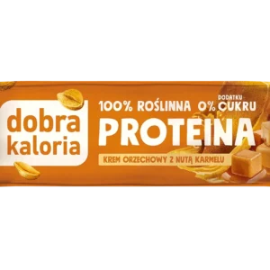 Baton proteinowy krem orzechowy z nutą karmelu - 42 g