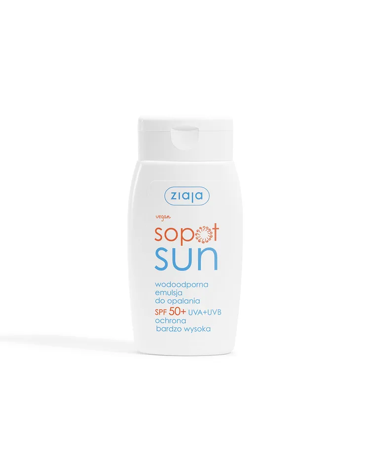Wodoodporna emulsja do opalania SPF 50+ 1 Wodoodporna emulsja do opalania SPF 50+