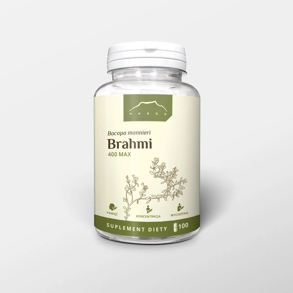 Brahmi max 400mg <br> 100 kapsułek 1 Brahmi max 400mg <br> 100 kapsułek
