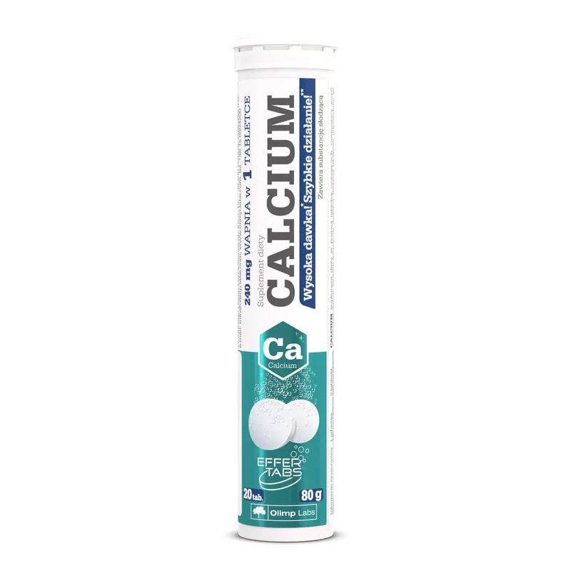 Calcium <br> 20 tabletek musujących 1 Calcium <br> 20 tabletek musujących