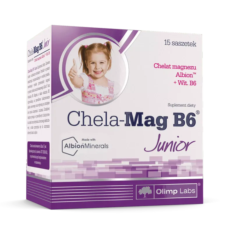 Chela-Mag B6® Junior <br> 15 saszetek 1 Chela-Mag B6® Junior <br> 15 saszetek