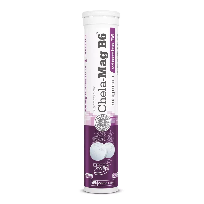 Chela-Mag B6® magnez + witamina B6 <br> 20 tabletek musujących 1 Chela-Mag B6® magnez + witamina B6 <br> 20 tabletek musujących