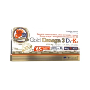 Gold Omega 3 D3+K2<br> 30 kapsułek
