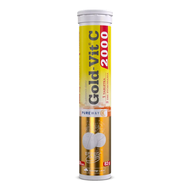 Gold-Vit® C 2000 <br> 20 tabletek musujących 1 Gold-Vit® C 2000 <br> 20 tabletek musujących