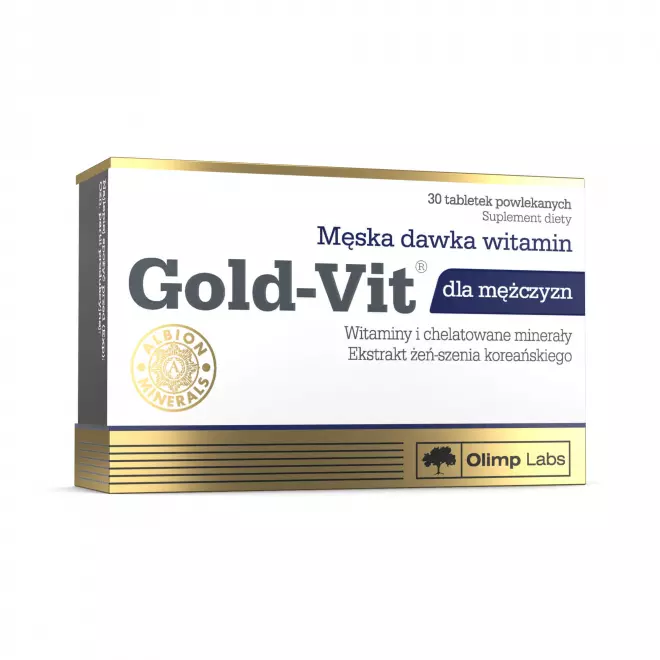 Gold-Vit dla mężczyzn <br> 30 tabletek 1 Gold-Vit dla mężczyzn <br> 30 tabletek