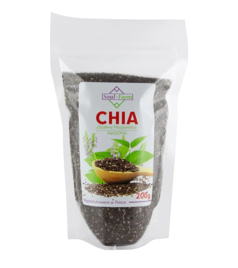 Nasiona CHIA Szałwia Hiszpańska <br> 200 g 1 Nasiona CHIA Szałwia Hiszpańska <br> 200 g
