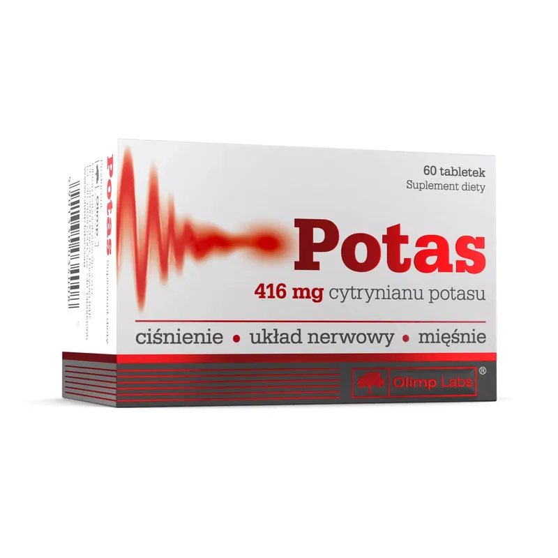 Potas <br> 60 tabletek 1 Potas <br> 60 tabletek