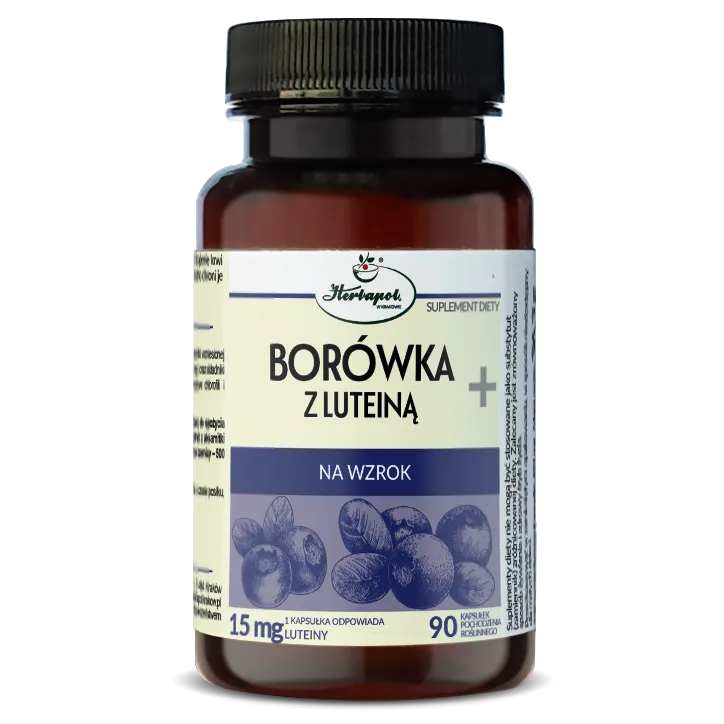 Borówka z luteiną+ <br> 90 kapsułek 1 Borówka z luteiną+ <br> 90 kapsułek